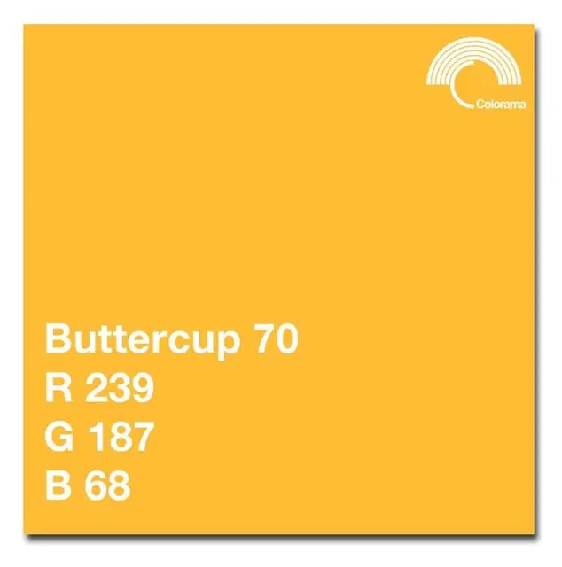 Colorama Bakgrunnspapir 0170 Buttercup 2,72  x 11 meter 
