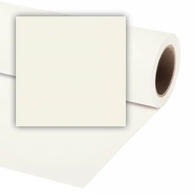 Colorama Bakgrunnspapir 0582 Polar White 1,35  x 11 meter. 