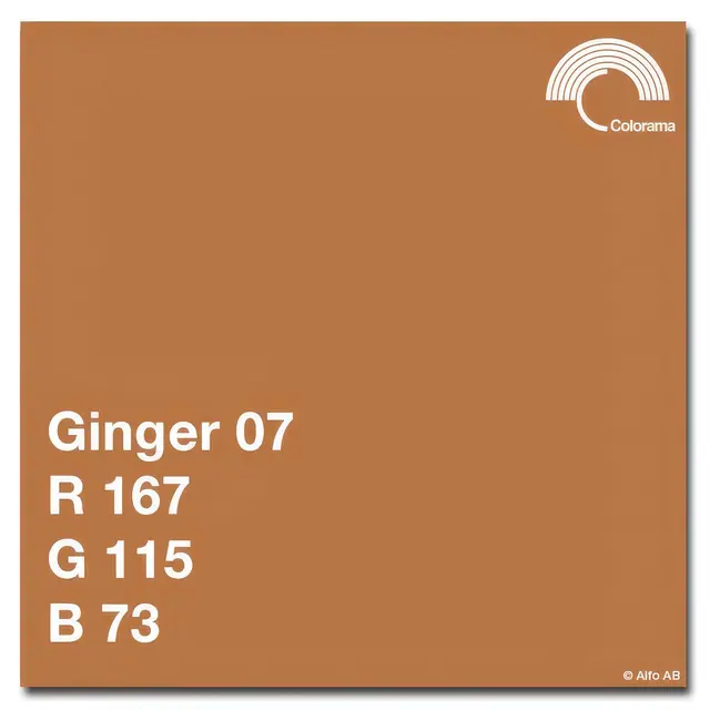 Colorama Bakgrunnspapir 0107 Ginger 2,72  x 11 meter. 