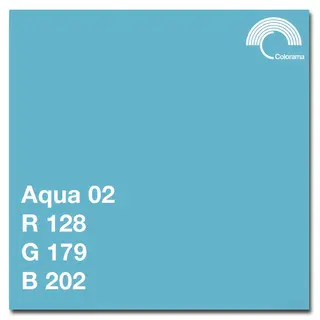 Colorama Bakgrunnspapir 0502 Aqua 1,35 x 11 m