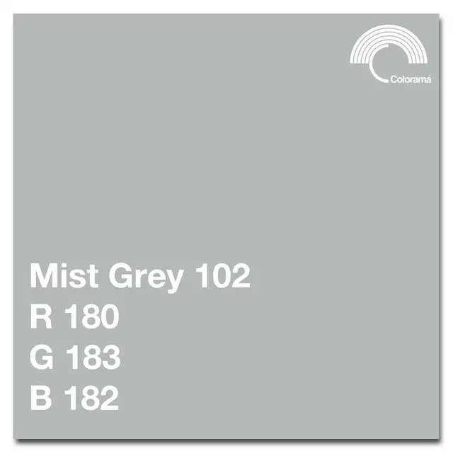 Colorama Bakgrunnspapir 5102 Mist Grey 1,35 x 11 m 