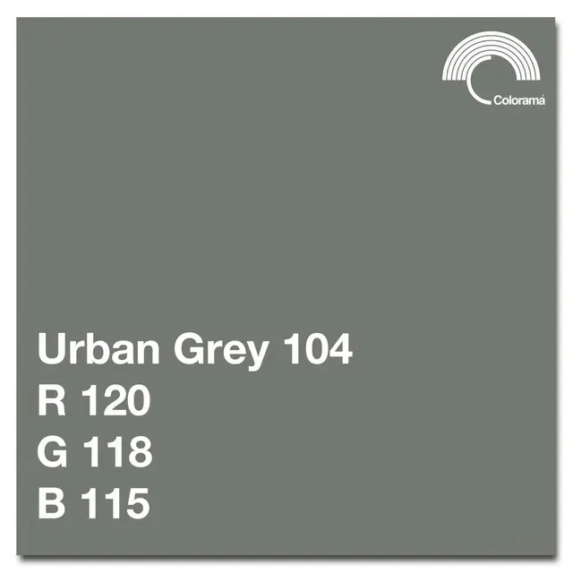 Colorama Bakgrunnspapir 5104 Urban Grey 1,35 x 11 m 