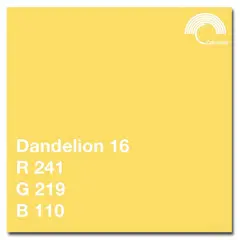 Colorama Bakgrunnspapir 0516 Dandelion 1,35 x 11 m