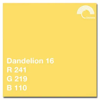 Colorama Bakgrunnspapir 0516 Dandelion 1,35 x 11 m