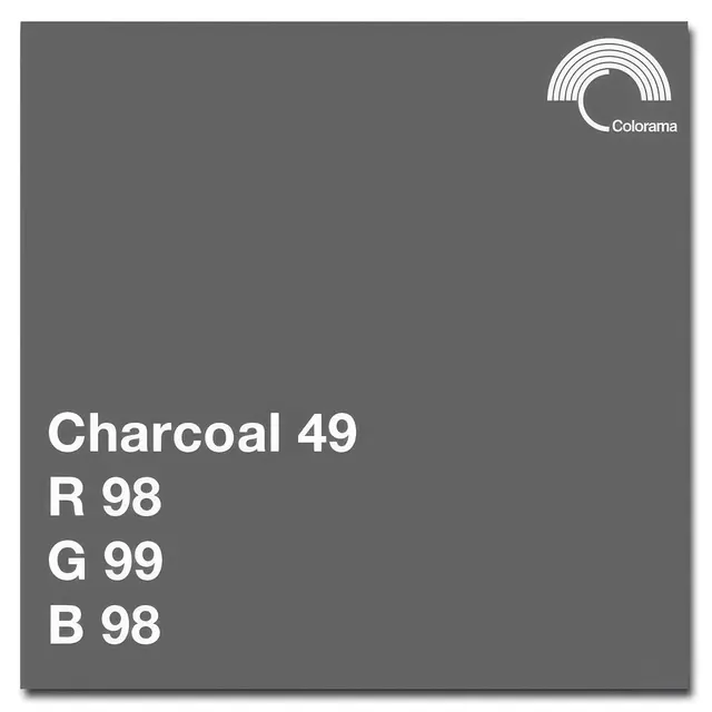 Colorama Bakgrunnspapir 0549 Charcoal 1,35 x 11 m 