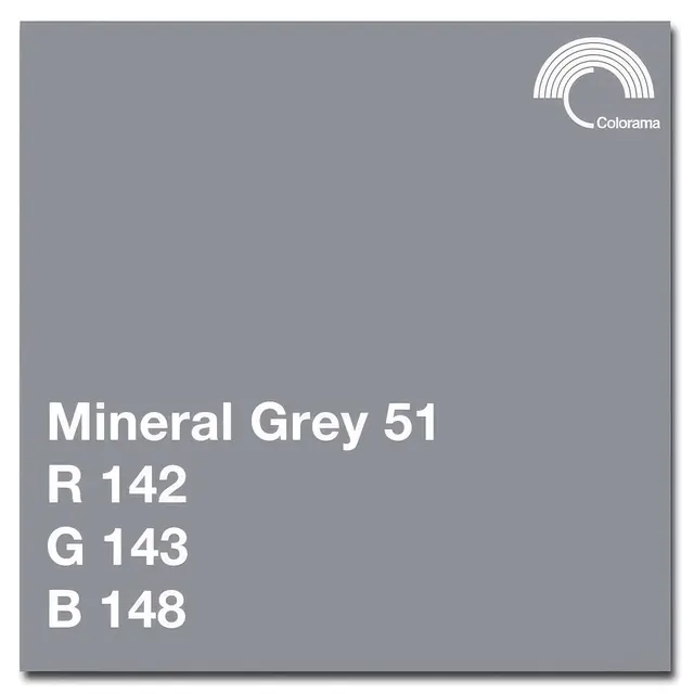 Colorama Bakgrunnspapir 551 Mineral Grey 1,35 x 11 m 