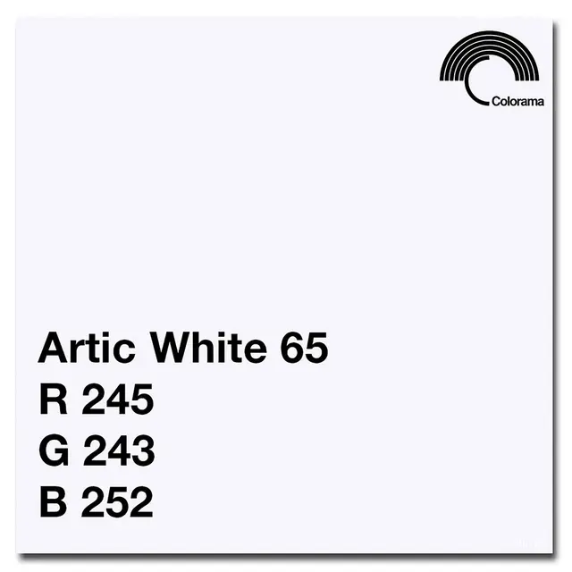 Colorama Bakgrunnspapir 0565 Arctic Whit 1,35 x 11 m 