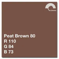 Colorama Bakgrunnspapir 0580 Peat Brown 1,35 x 11 m