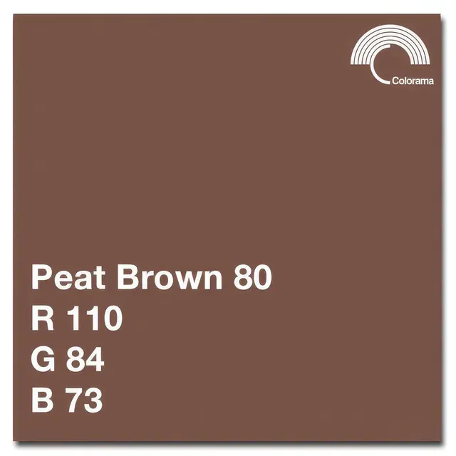 Colorama Bakgrunnspapir 0580 Peat Brown 1,35 x 11 m 
