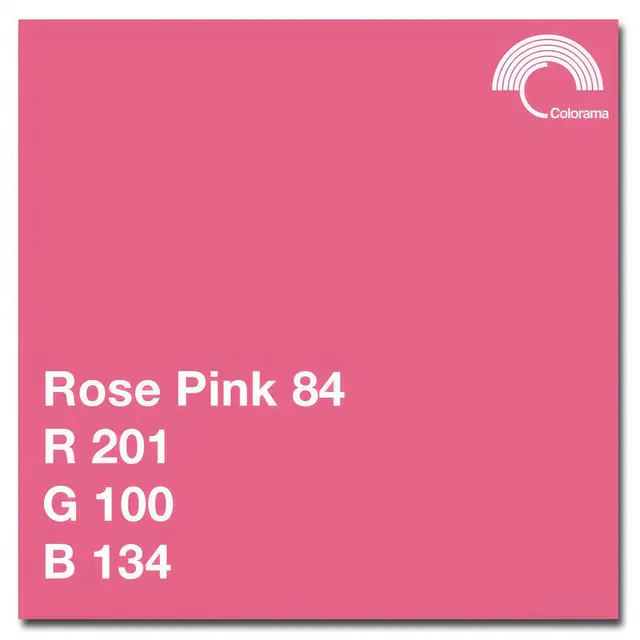 Colorama Bakgrunnspapir 0584 Rose Pink 1,35 x 11 m 