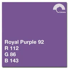 Colorama Bakgrunnspapir 0592 Royal Purpl 1,35 x 11 m