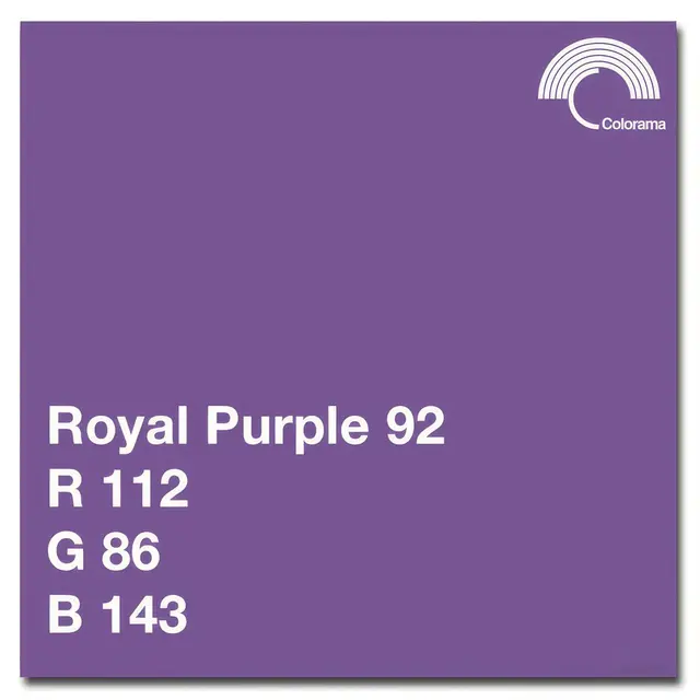 Colorama Bakgrunnspapir 0592 Royal Purpl 1,35 x 11 m 