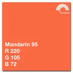 Colorama Bakgrunnspapir 0595 Mandarin 1,35 x 11 m