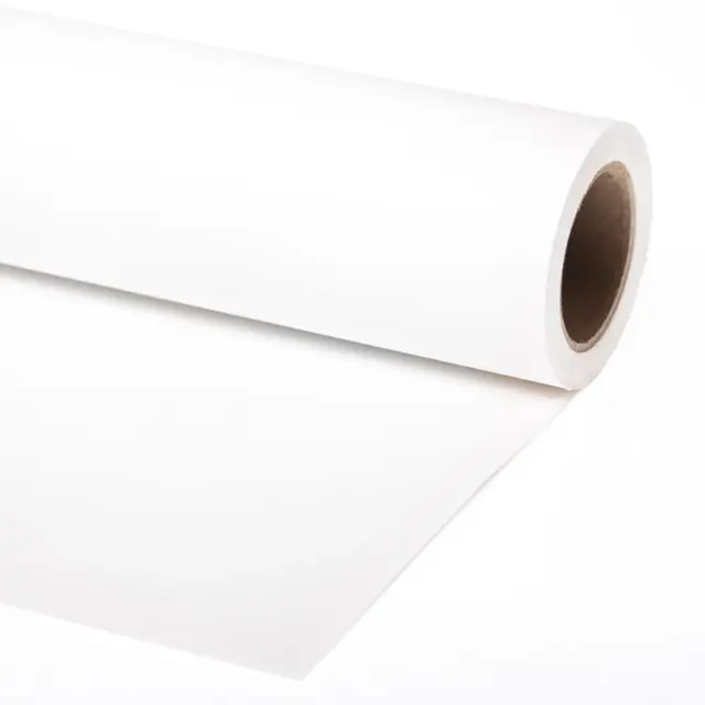 Colorama Bakgrunnspapir 0165 Arctic Whit 2,72  x 11 meter 