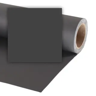 Colorama Bakgrunnspapir 0168 Black 2,72  x 11 meter