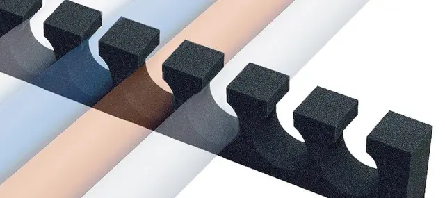 Colorama Colorgrip Foam Storage System Skumgummiholdere for 12 papir bakgrunner 