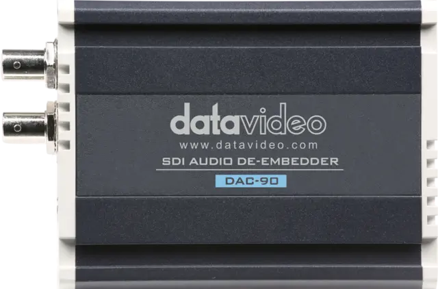 Datavideo DAC-90 Audio de-embedder Hente ut lyd fra HD-SDI 