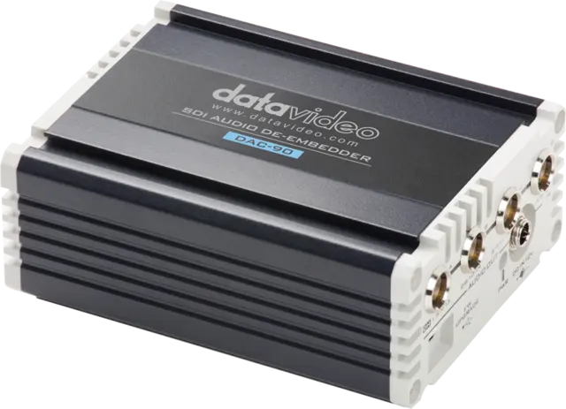 Datavideo DAC-90 Audio de-embedder Hente ut lyd fra HD-SDI 