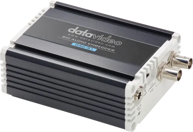 Datavideo DAC-91 Audio embedder Legge analog lyd til SDI 