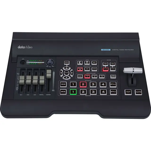 Datavideo GO-650-STUDIO 4 Kanal Video mixer med stream og record 