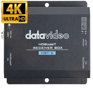 Datavideo HBT-6 HDBaseT 4K Receiver Box HDMI til HDBaseT