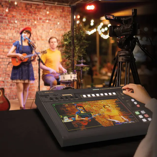 Datavideo KMU-200 Streaming Mixer 5x utsnitt fra ett 4K kamera pluss HDMI 