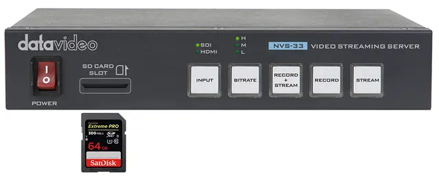 Datavideo GO-1200-Studio 6x SDI Videomixer med stream og record 