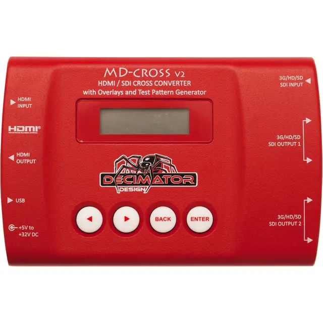 Decimator MD-CROSS v2 HDMI/SDI Cross Converter med Scaling 