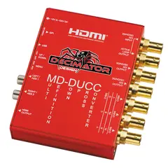 Decimator MD-DUCC Multi-Definition Up Down Cross Converter