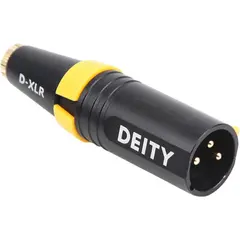 Deity D-XLR 3.5mm til XLR Adapter Phantom til Plug-In Power Conversion