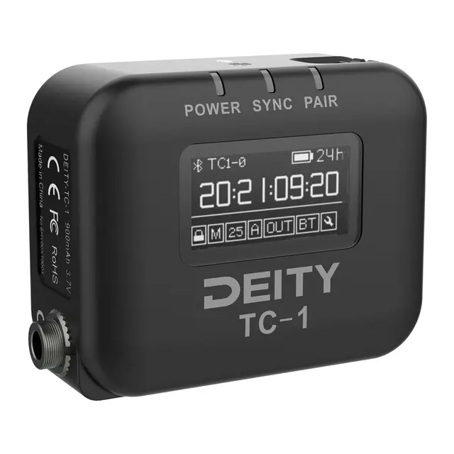 Deity TC-1 Timecode device Tidskode enhet sender/mottager 