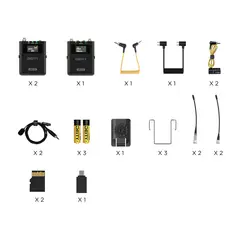 Deity THEOS Digital Wireless 2ch Kit Tr&#229;dl&#248;s sender/mottager med opptak