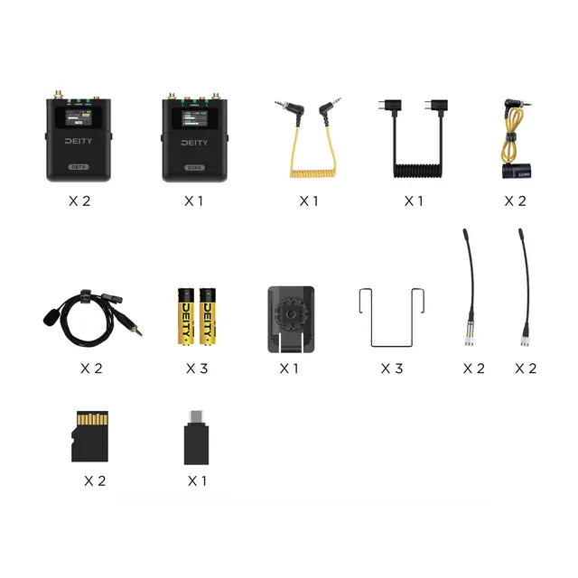 Deity THEOS Digital Wireless 2ch Kit Trådløs sender/mottager med opptak 
