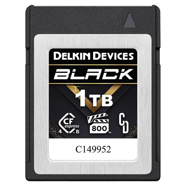 Delkin 1TB CFexpress 4.0 Type B Black 1TB. R3700/W3000 -  VPG800 