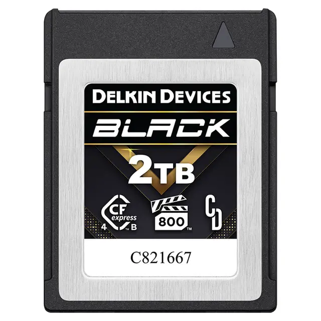 Delkin 2TB CFexpress 4.0 Type B Black 2TB. R3700/W3300 -  VPG800 