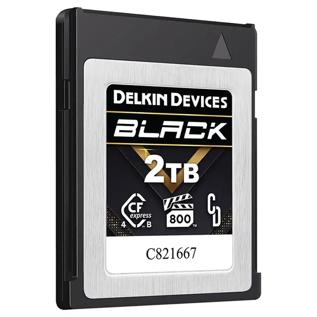 Delkin 2TB CFexpress 4.0 Type B Black 2TB. R3700/W3300 -  VPG800 