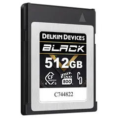 Delkin 512GB CFexpress 4.0 Type B Black 512GB. R3700/W3000 -  VPG800
