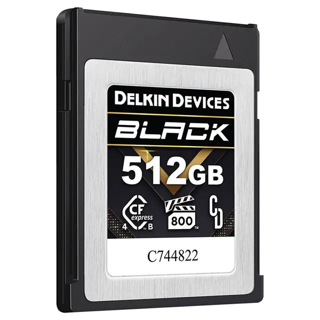 Delkin 512GB CFexpress 4.0 Type B Black 512GB. R3700/W3000 -  VPG800 