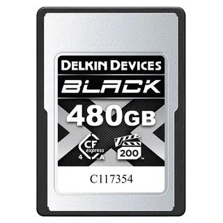 Delkin CFexpress A Black VPG200 480GB 480GB. R1830/W1710 -  Type A