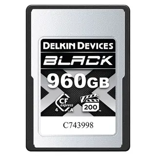 Delkin CFexpress A Black VPG200 960GB 960GB. R1830/W1740 -  Type A
