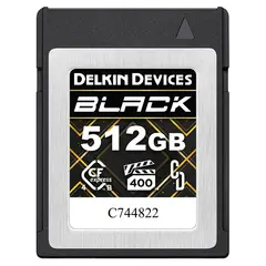 Delkin CFexpress 4.0 BLACK 512GB Type B 512GB. R3600/W3200