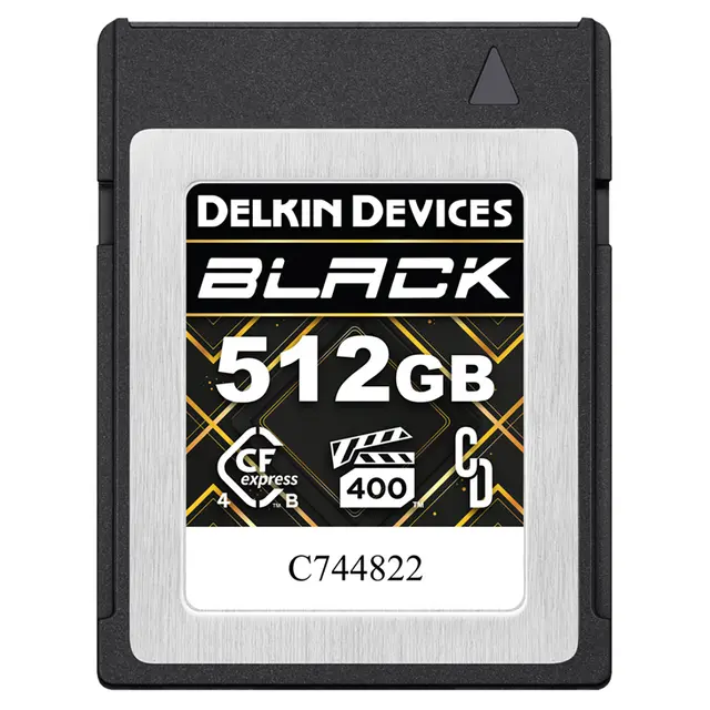 Delkin CFexpress 4.0 BLACK 512GB Type B 512GB. R3600/W3200 