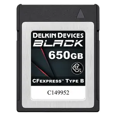 Delkin CFexpress Black (G3) 650GB Type B R1725/W1530