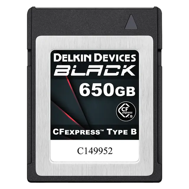 Delkin CFexpress Black (G3) 650GB Type B R1725/W1530 