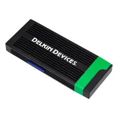 Delkin Kortleser CFexpress Type B &amp; SD Inkl. USB-C og USB-A kabel