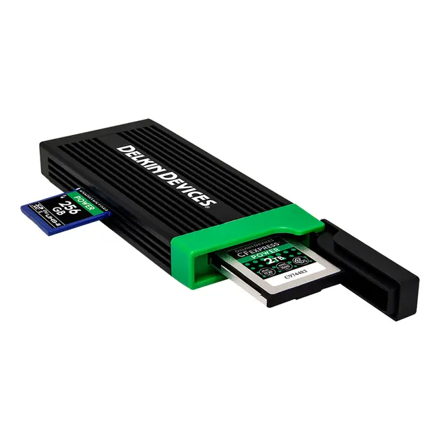 Delkin Kortleser CFexpress Type B & SD Inkl. USB-C og USB-A kabel 
