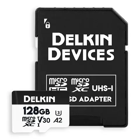 Delkin microSDXC Trail Cam Hyperspeed 128GB. R195/W160 (V30)