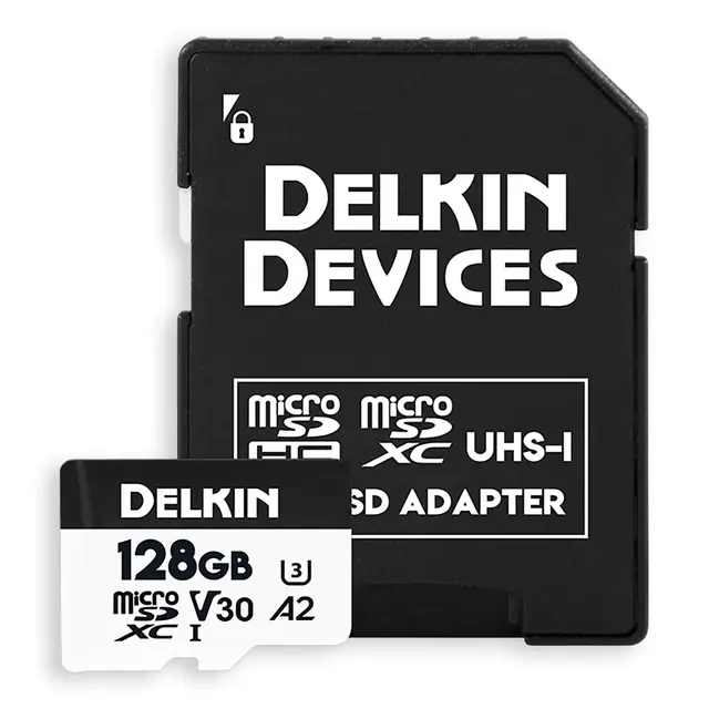 Delkin microSDXC Trail Cam Hyperspeed 128GB. R195/W160 (V30) 