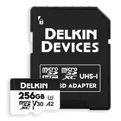 Delkin microSDXC Trail Cam Hyperspeed 256GB. R195/W160 (V30)