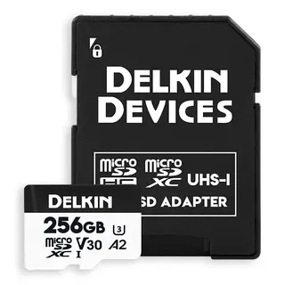 Delkin microSDXC Trail Cam Hyperspeed 256GB. R195/W160 (V30)